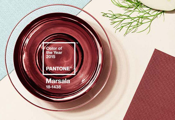 Pantone Color of the Year - Marsala - Banner