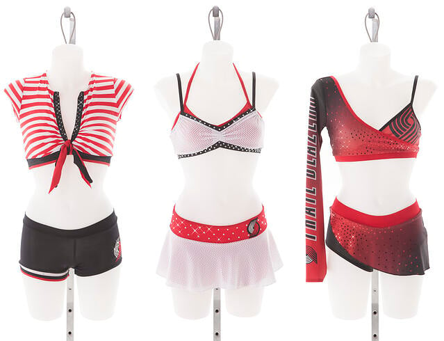 Portland Trailblazers uniforms, 2015, NBA dancers, The Line Up