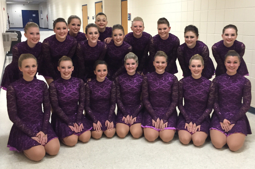 Blaine High School Varsity Jazz 2015 2016 purple lace costume from The Line Up
