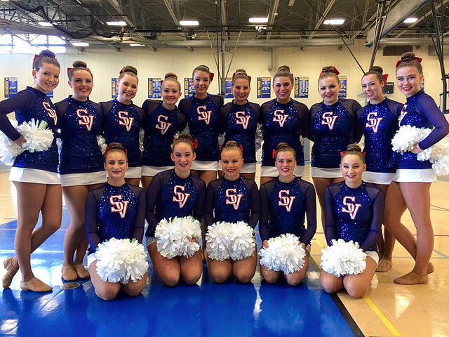 St. Viator Dance Team pom uniforms, The Line Up