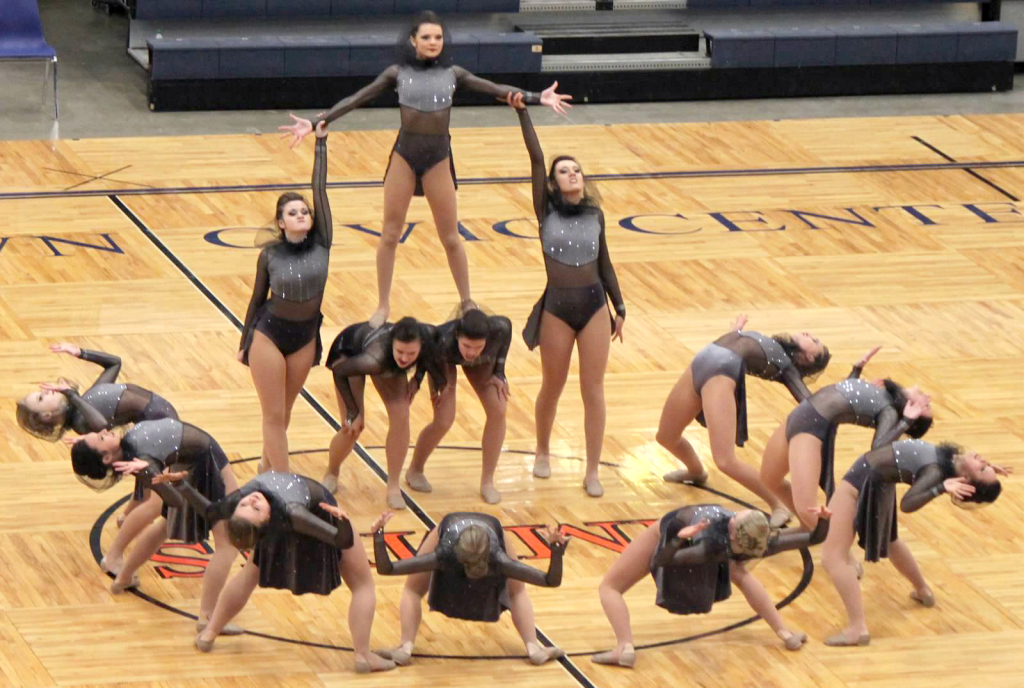 West Fargo, DX Nationals, Dance team, best costume, The Line Up, Grey, mesh hood, dance costume, edgy