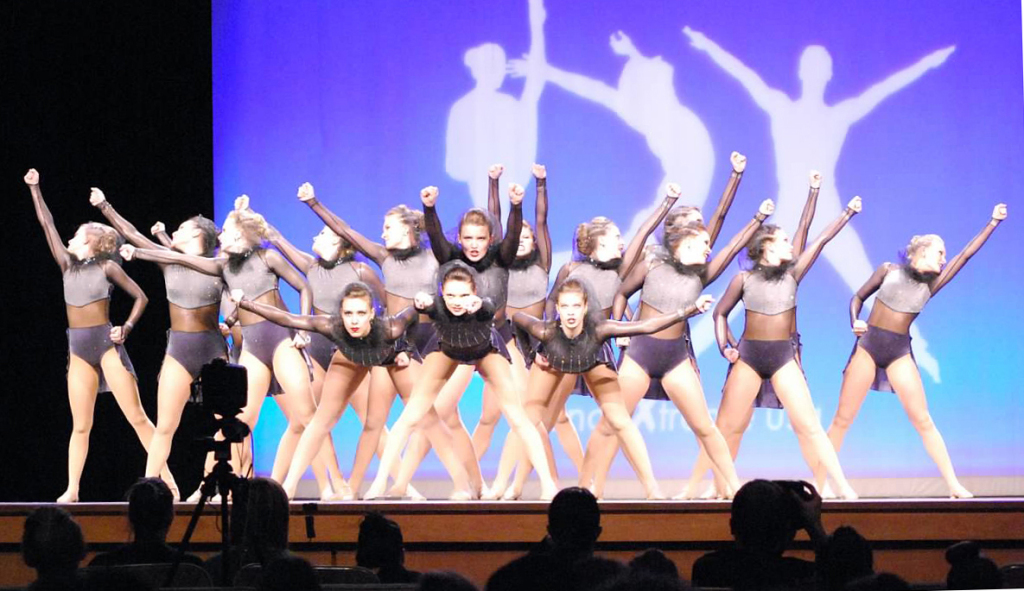 West Fargo, DX Nationals, Dance team, best costume, The Line Up, Grey, mesh hood, dance costume, edgy