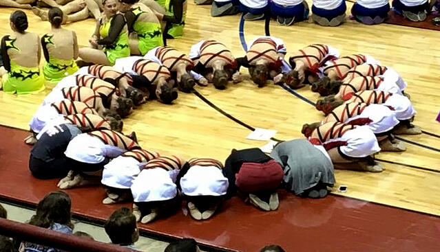 Hortonville Flame Pom Dress by The Line Up