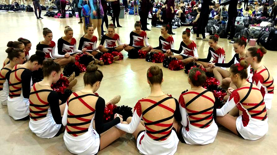 Hortonville Flame Pom Dress by The Line Up