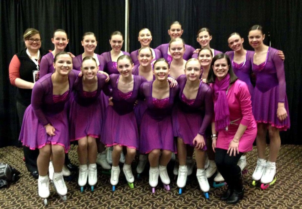 Wisconsin Edge Intermediate Synchronized Skating Dress by The Line Up