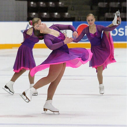 Wisconsin Edge Intermediate Synchronized Skating Dress by The Line Up