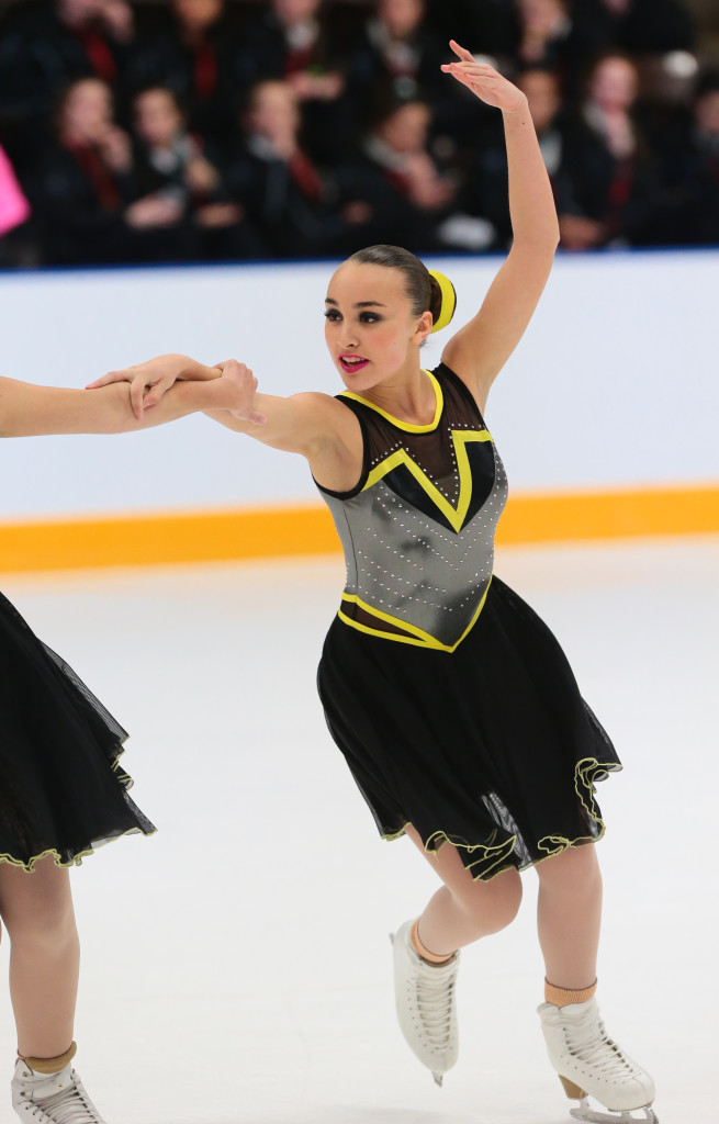 university of Delaware Junior short nationals - Custom skate dress by The Line Up