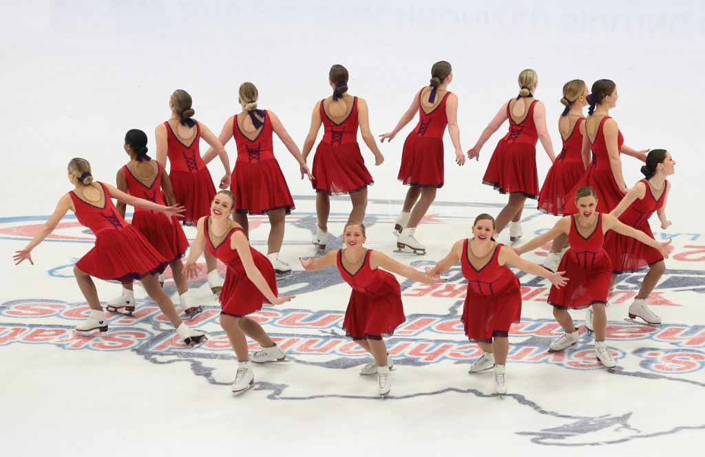 Team North Dakota synchronized skating nationals 2016