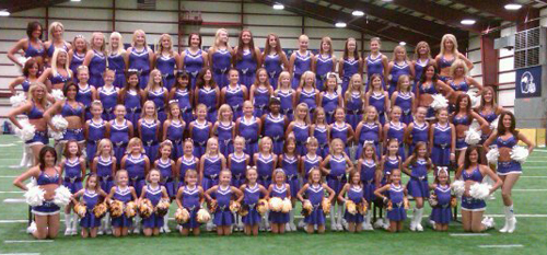 Minnesota Vikings Junior Cheer Team Photo 2010