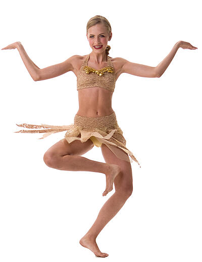 Dance Arts Centre Gold Lace