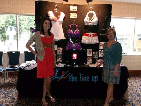 Laura and Deb at The Line Up's booth