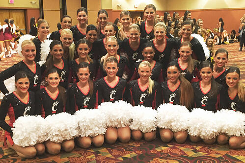 University of Cincinnati dance team Pom Dress by The Line Up