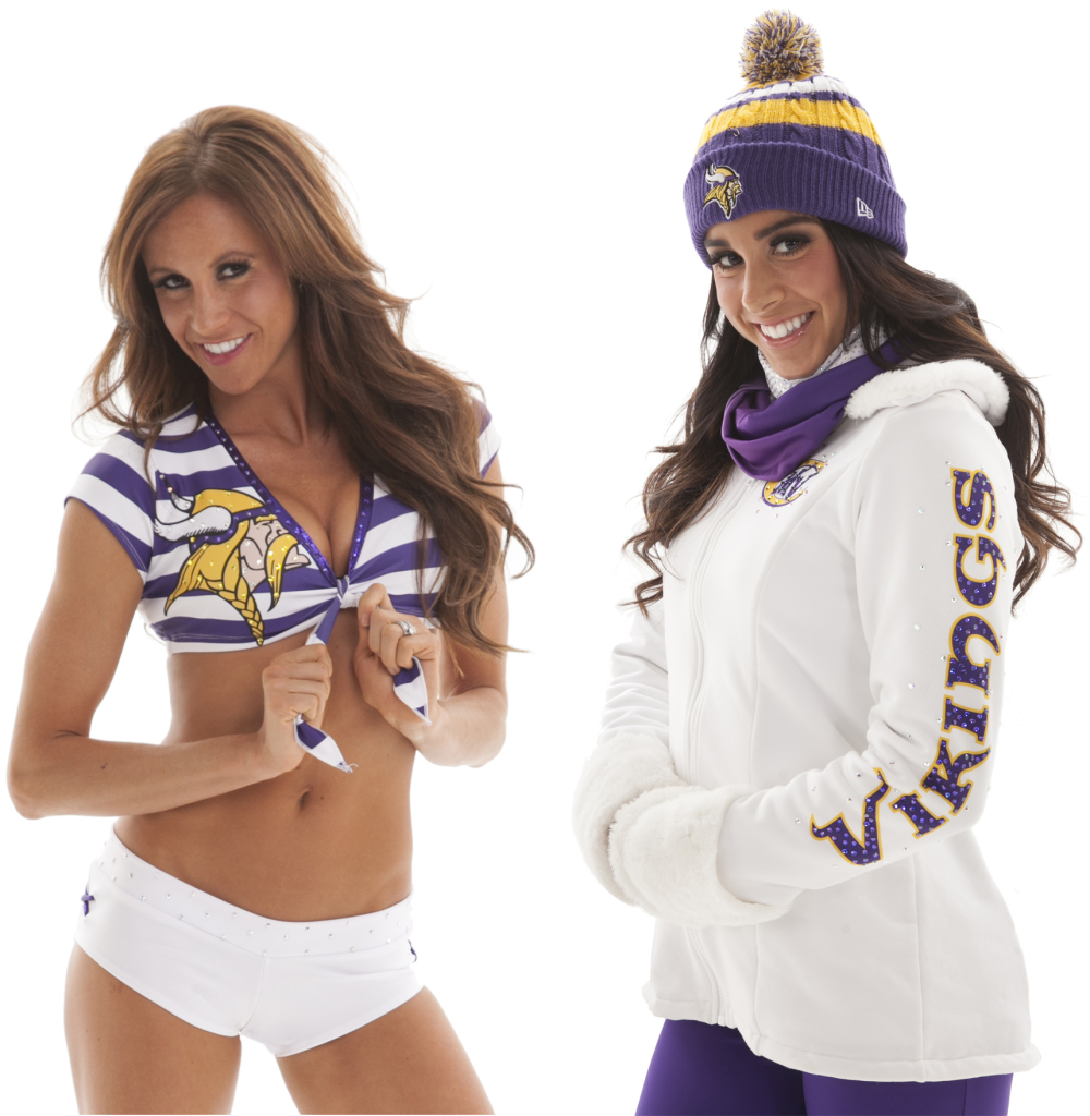 Minnesota Vikings Cheerleaders jacket with dye sublimation