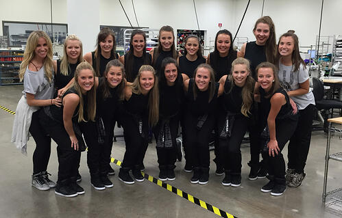 St. Thomas Dance Team 2015, The Line Up behind the scenes of the 25 year anniversary video