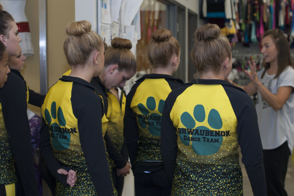 Ashwaubenon Dance Team 2015-2016 warm ups, The Line Up, Behind the scenes video shoot