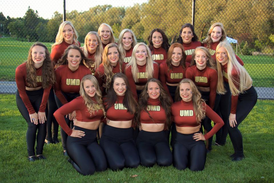 University of Minnesota Duluth Dance Team Game Day Tops 2015, uniforms, The Line Up