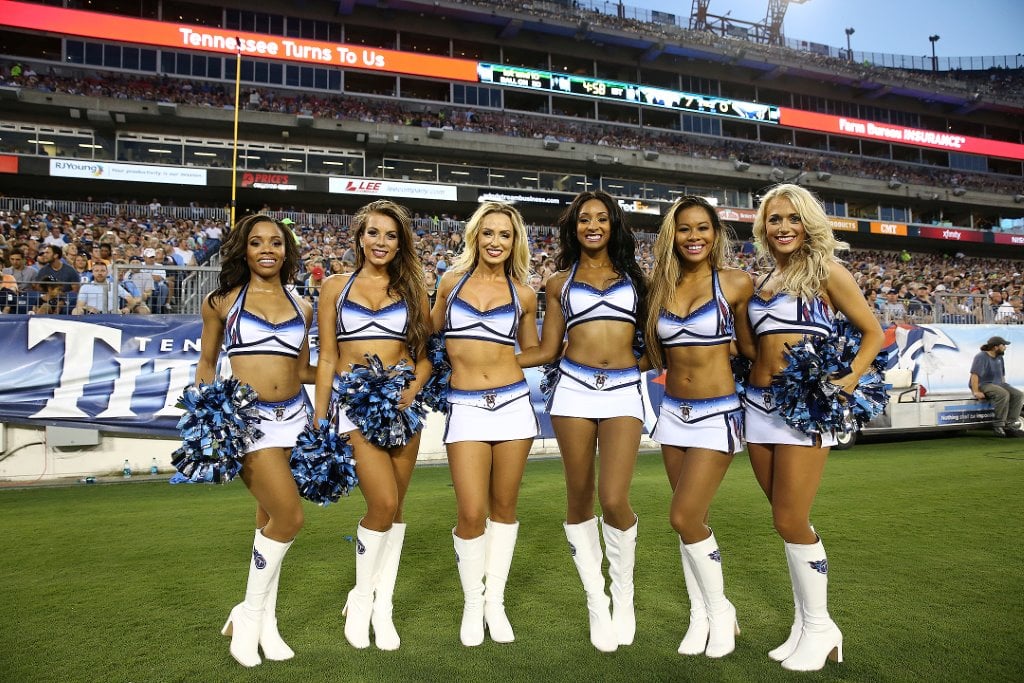 NFL cheerleader uniforms, New Uniforms, Titans Cheerleaders, 2015, The Line Up