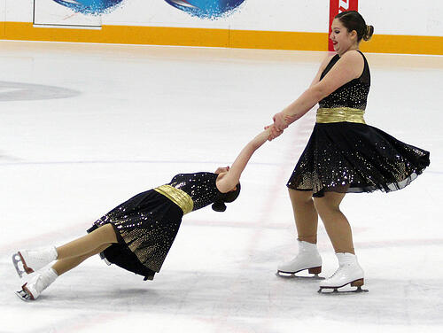 Chicago Radiance Intermediate , Black and gold sparkly dress