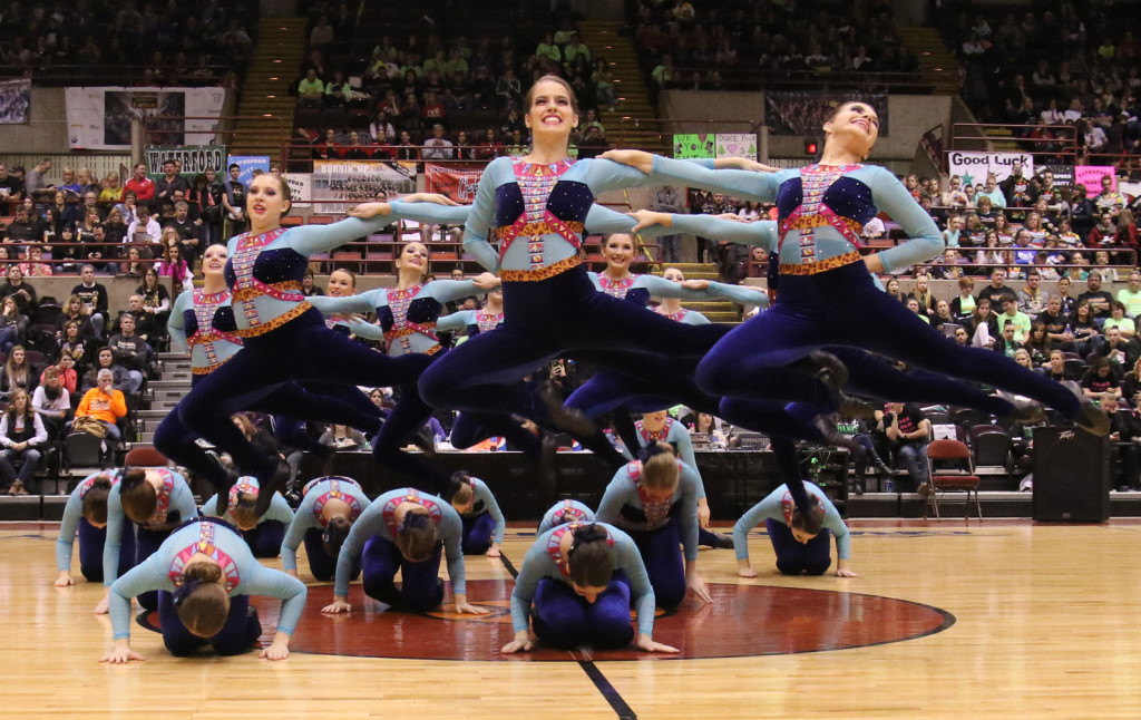 Watertown High School Dance Team Kick Costumes by The Line Up, 2016