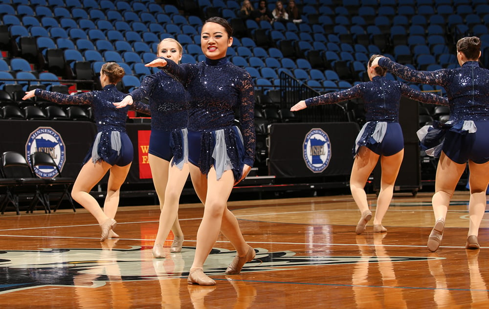 BOLD jazz navy sparkly costume, 2016, The Line Up