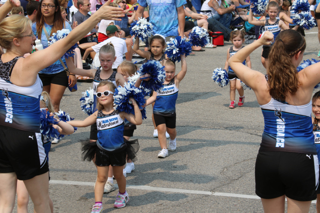 Watertown Blue Revue parade