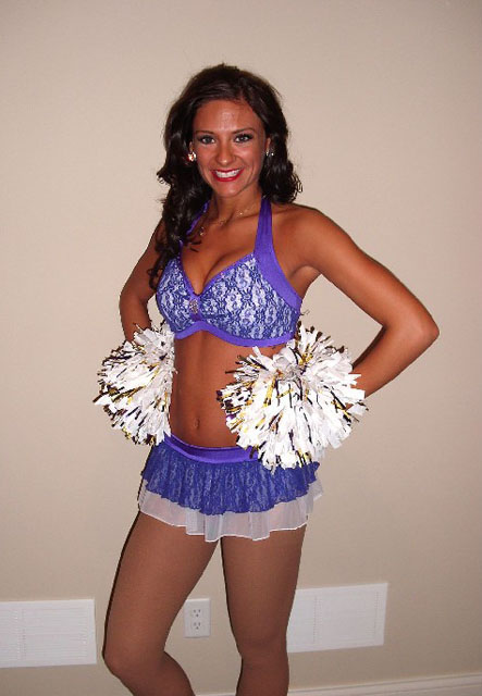 Kristina in Pro-Bowl outfit