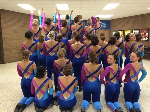 low back dance costume, The Line Up, Green Bay Southwest