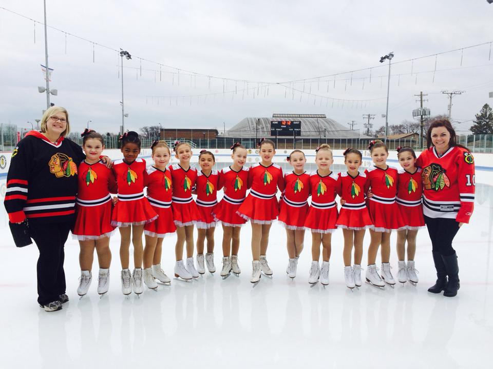 Chicago Radiance Beginner 1, hockey theme, costume, The Line Up