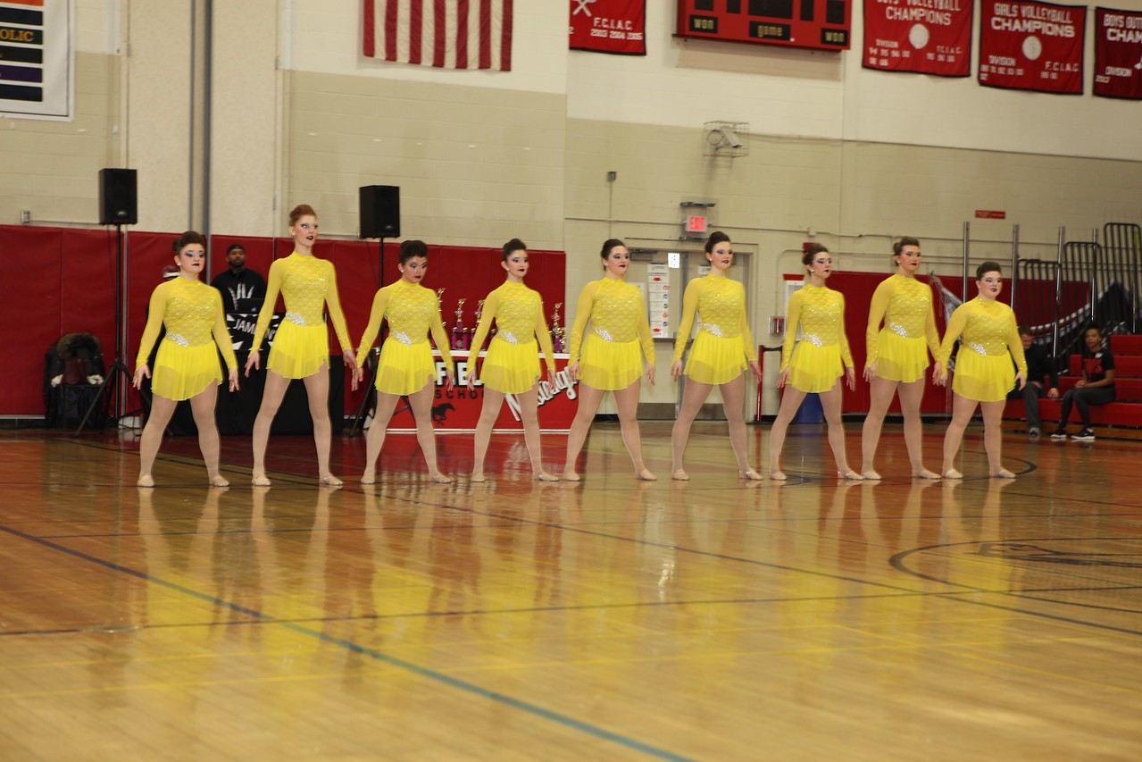 Branford Dance Team Yellow Dance Costumes
