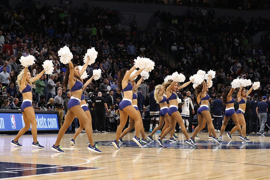 Timberwolves Dancers New Uniforms