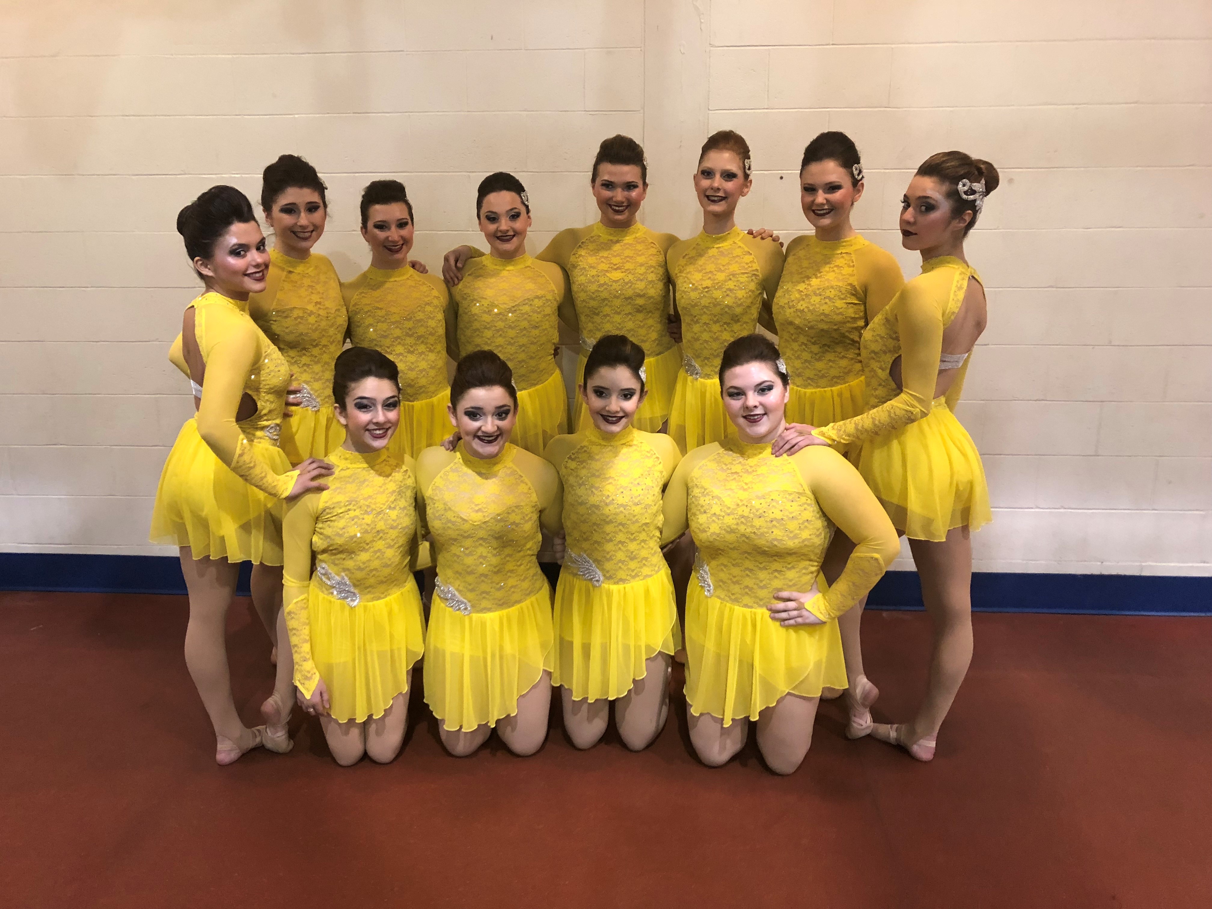 High school dance team custom jazz dress