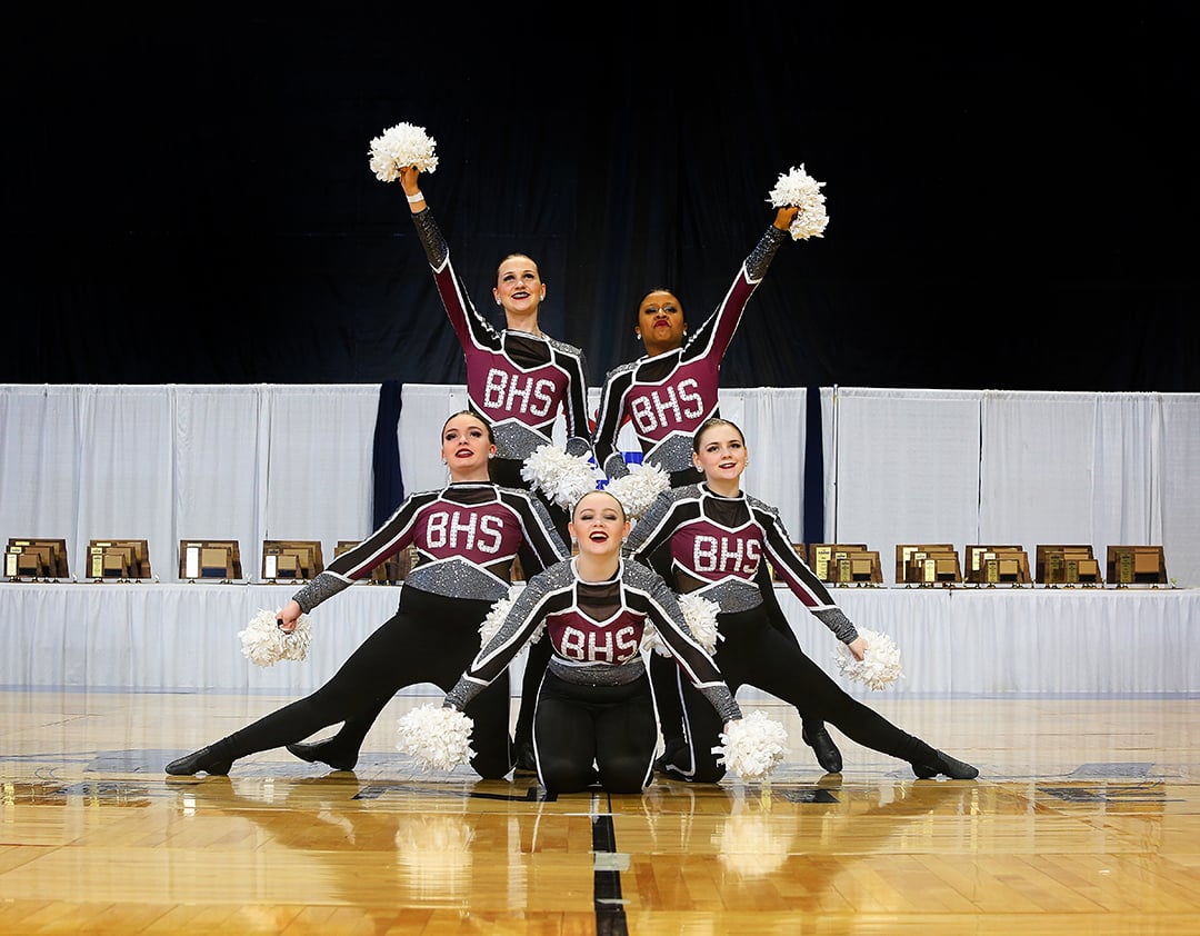 Bismarck Dance Team ND State Pom Uniforms