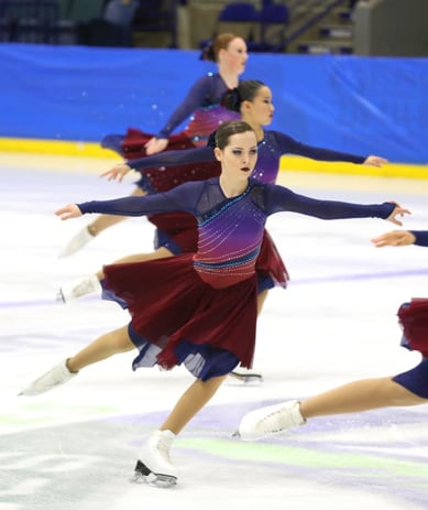 DC Edge Junior Synchronized Skating Teams Custom Skate Dresses