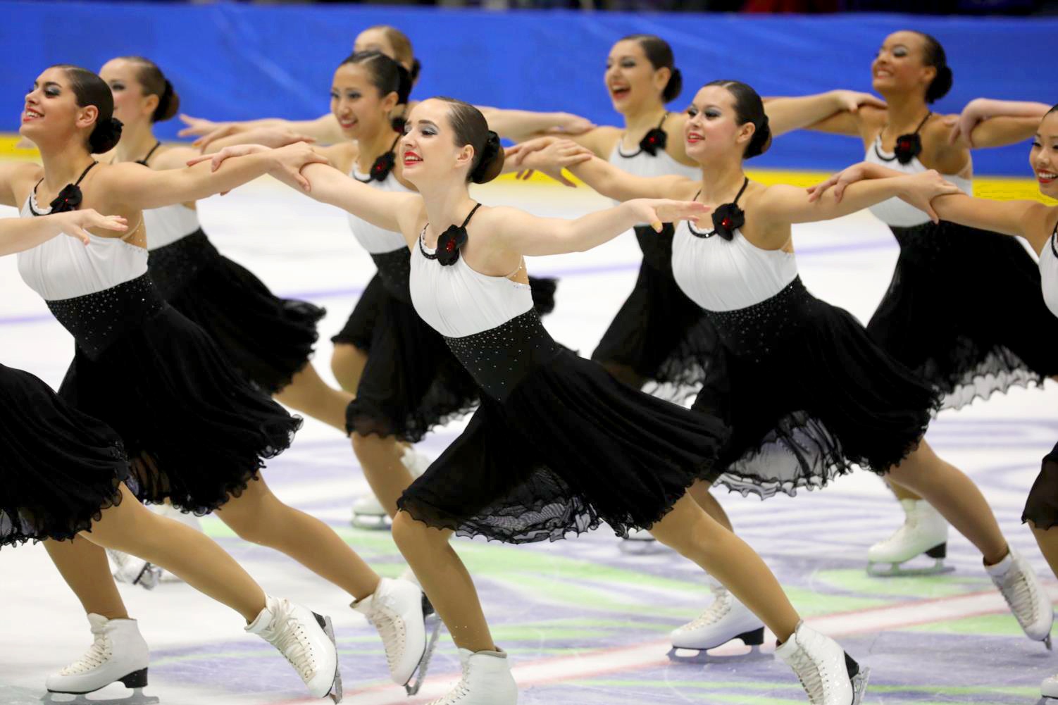 DC Edge Junior Synchronized Skating Teams Custom Skate Dresses