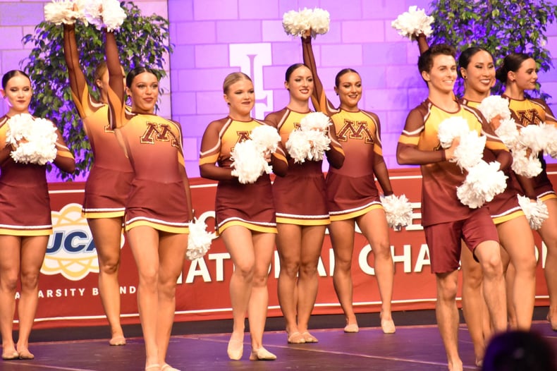 2023 University of Minnesota Dance Team Custom Pom Costume