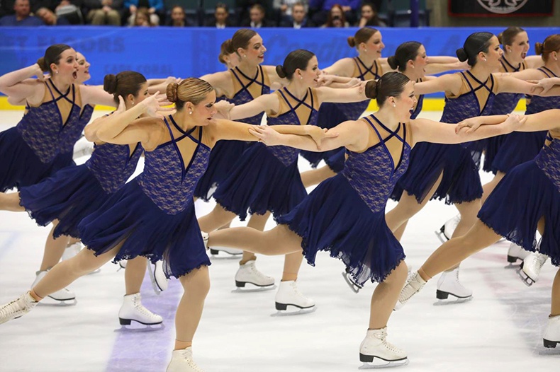synchronized skating dresses at eastern skating championships