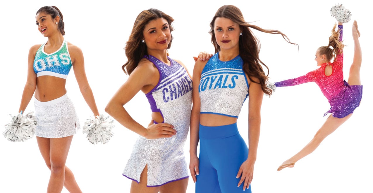 Custom dye sublimated cheer uniform