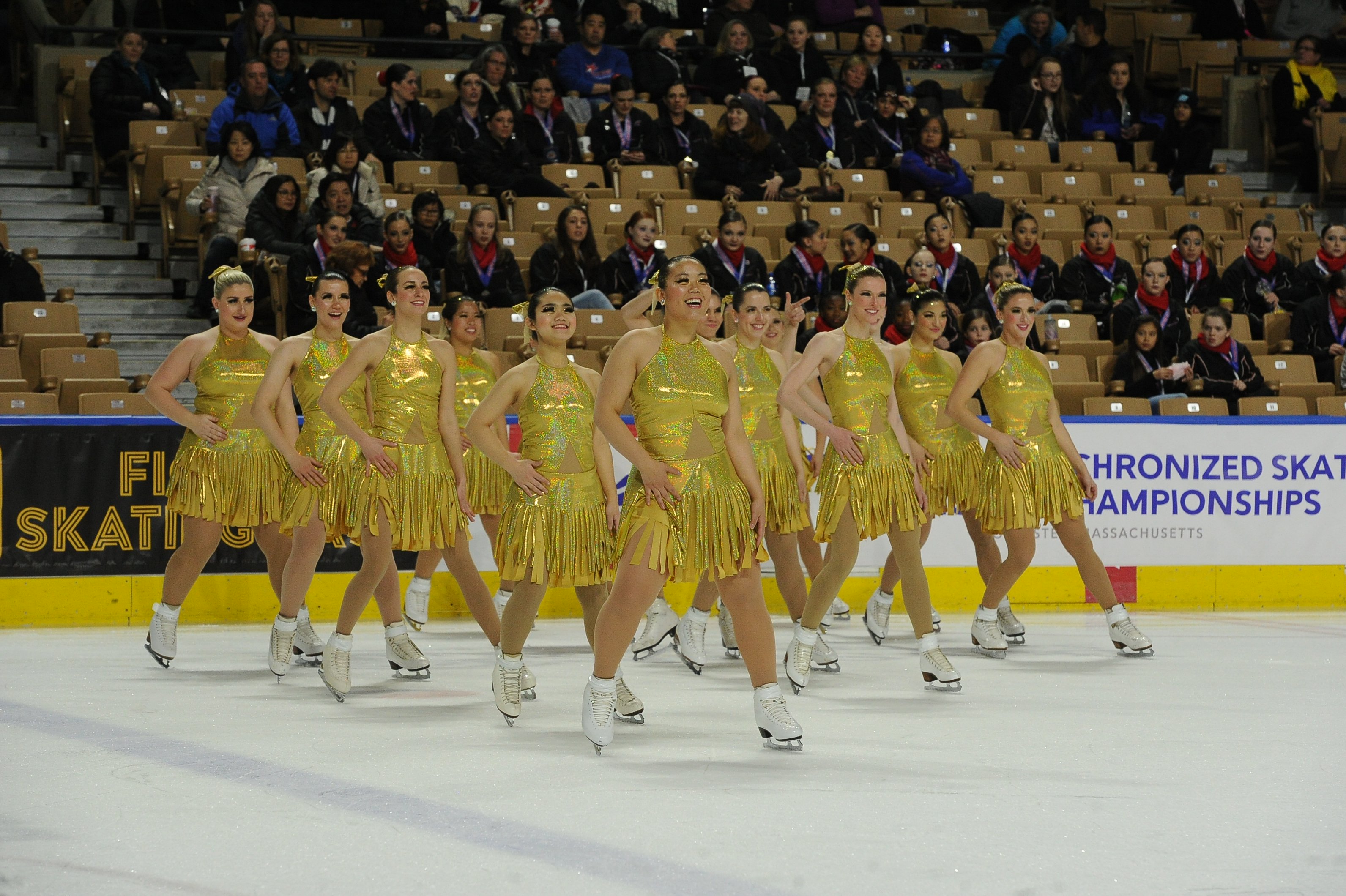 Gotham City Synchro custom synchronized skating dresses