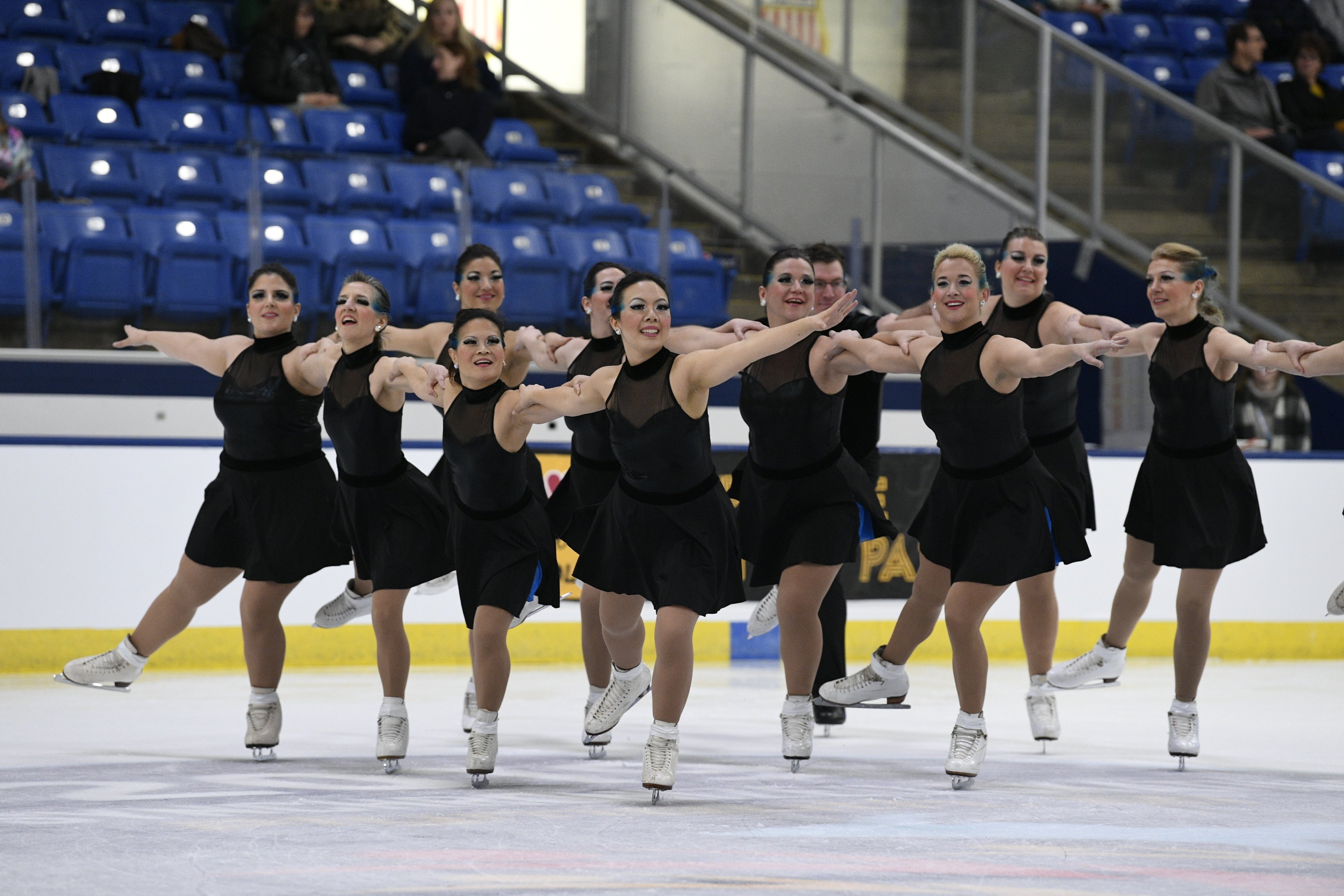 Gotham City Synchro custom skate dresses