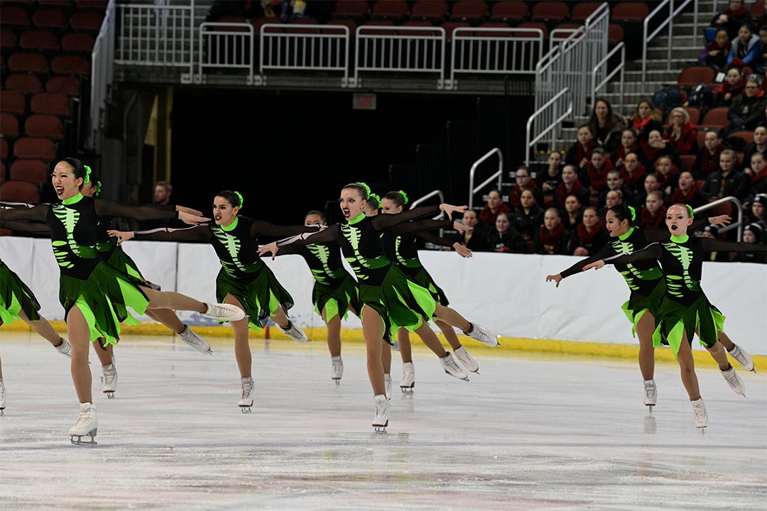 Hockettes Intermediate Synchronized Skating Team