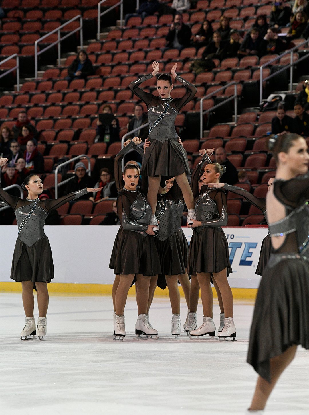 Hockettes Jr Free Skate Synchronized Skating Team