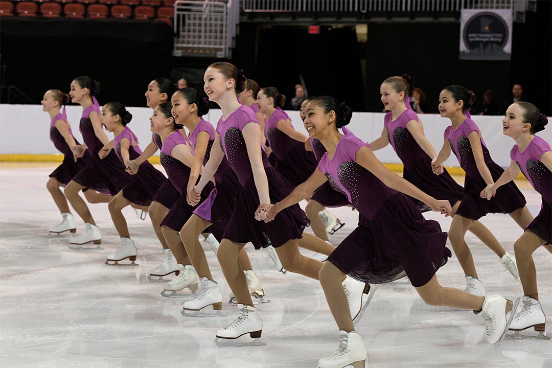 Hockettes Juvenile Synchronized Skating Team