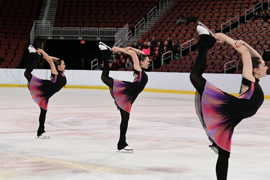 Hockettes Novice Synchronized Skating Team