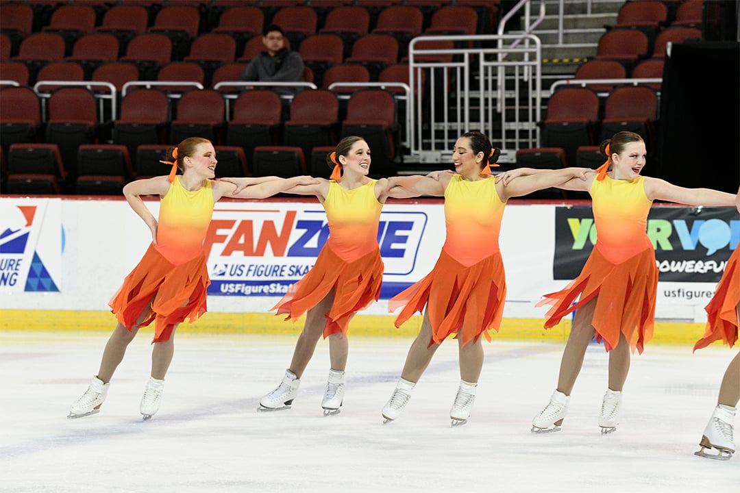 Ice Sparklers Pre-Juvenile Synchronized Skating Team