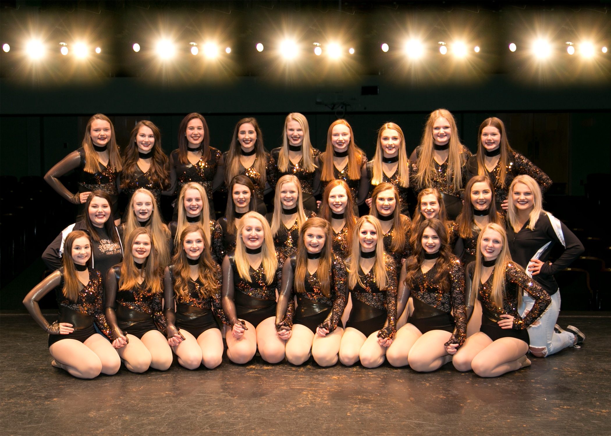 Lac Qui Parle Valley High School Dance Team High Kick costume