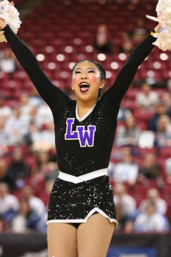 Lake Washington Pom dance dress WA state competition