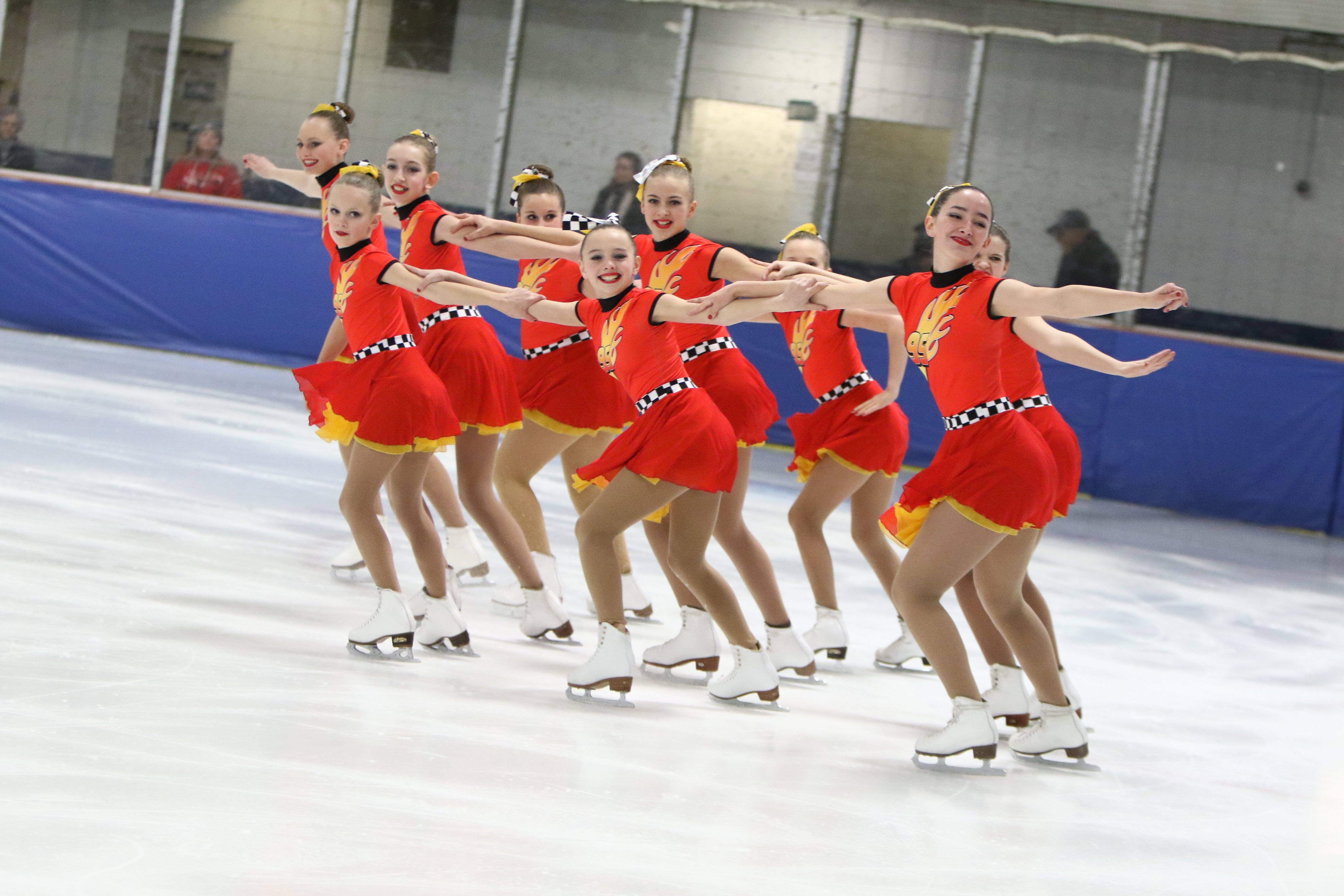 Windjammers Open Juvenile Synchronized Skating Team