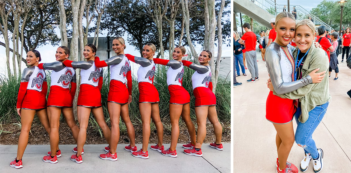 Ohio State Custom Pom Uniforms UDA Nationals