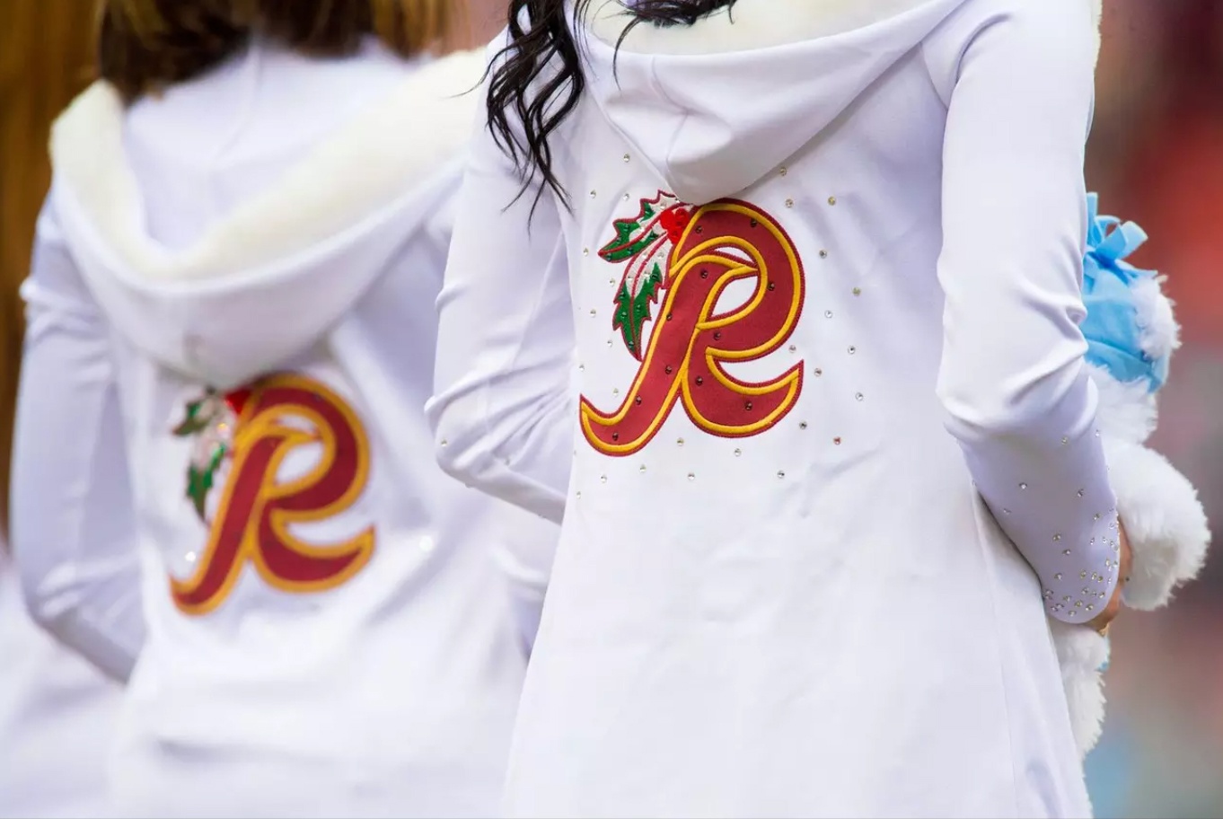 Washington Redskins Cheerleaders Holiday Uniforms