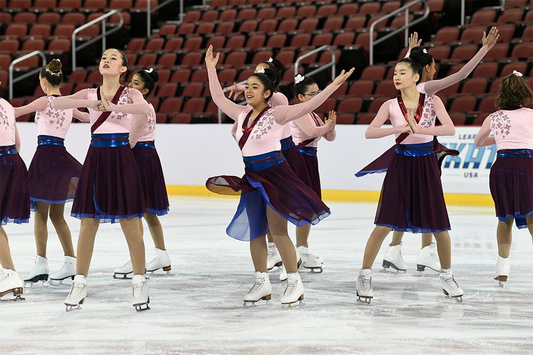 Silver Stars Open Juv Synchronized Skating Team